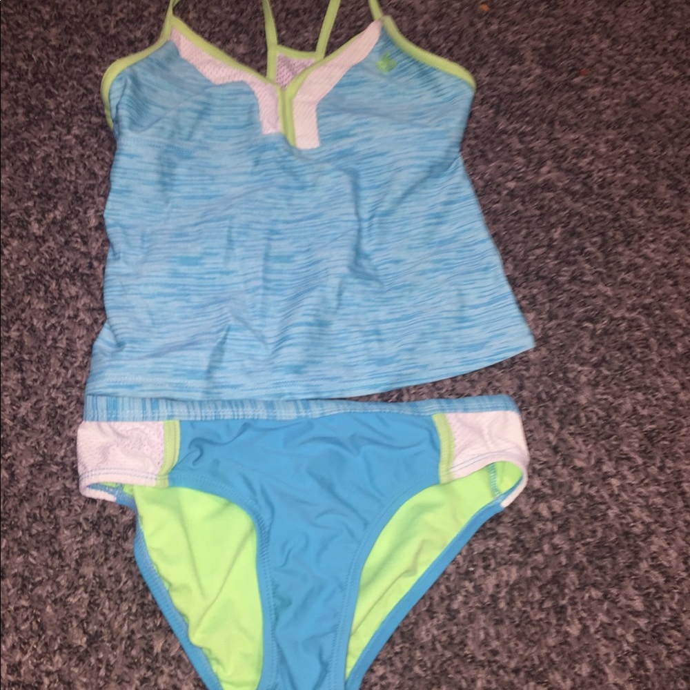 Two piece sports swimsuit